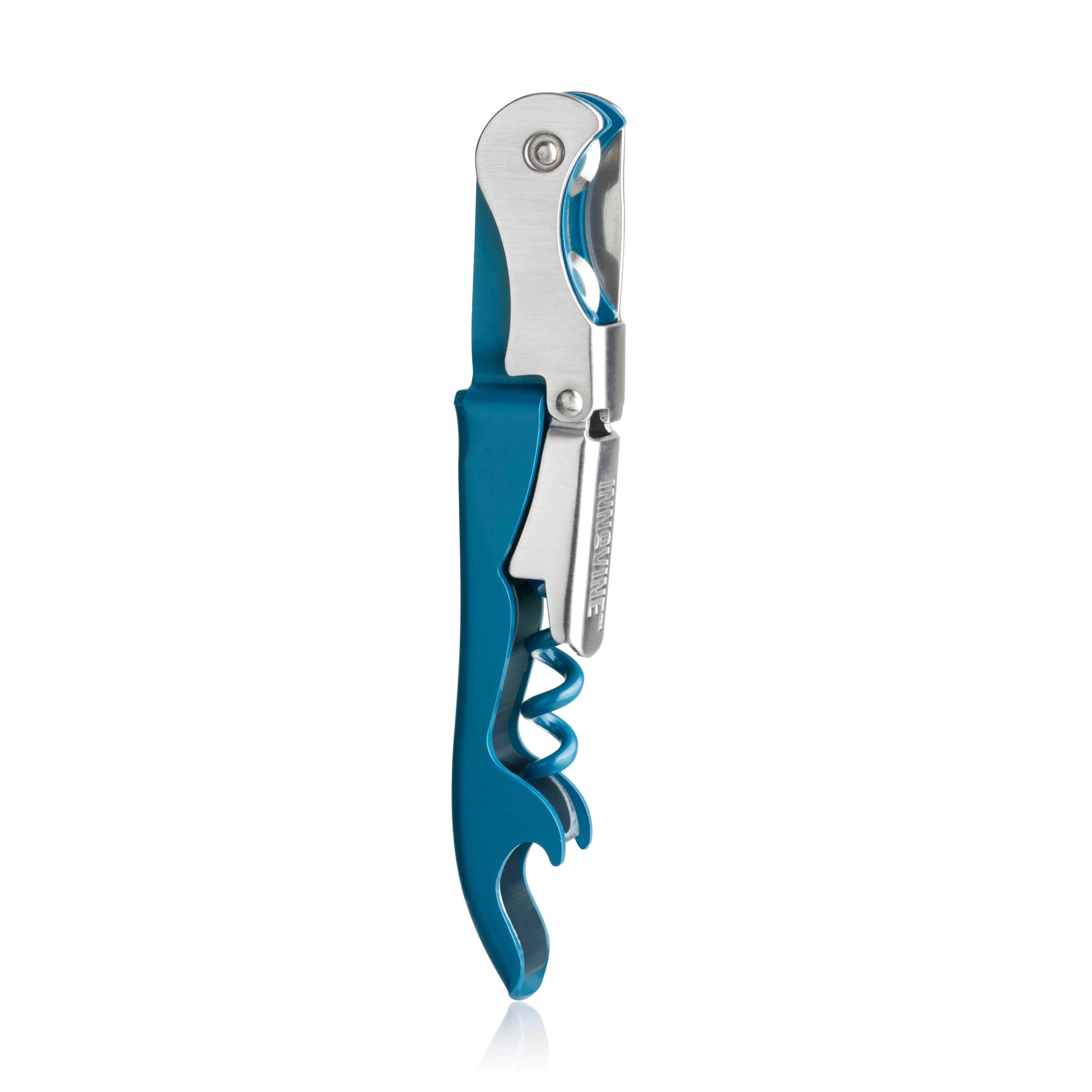 Double Hinged Corkscrew in Deep Teal