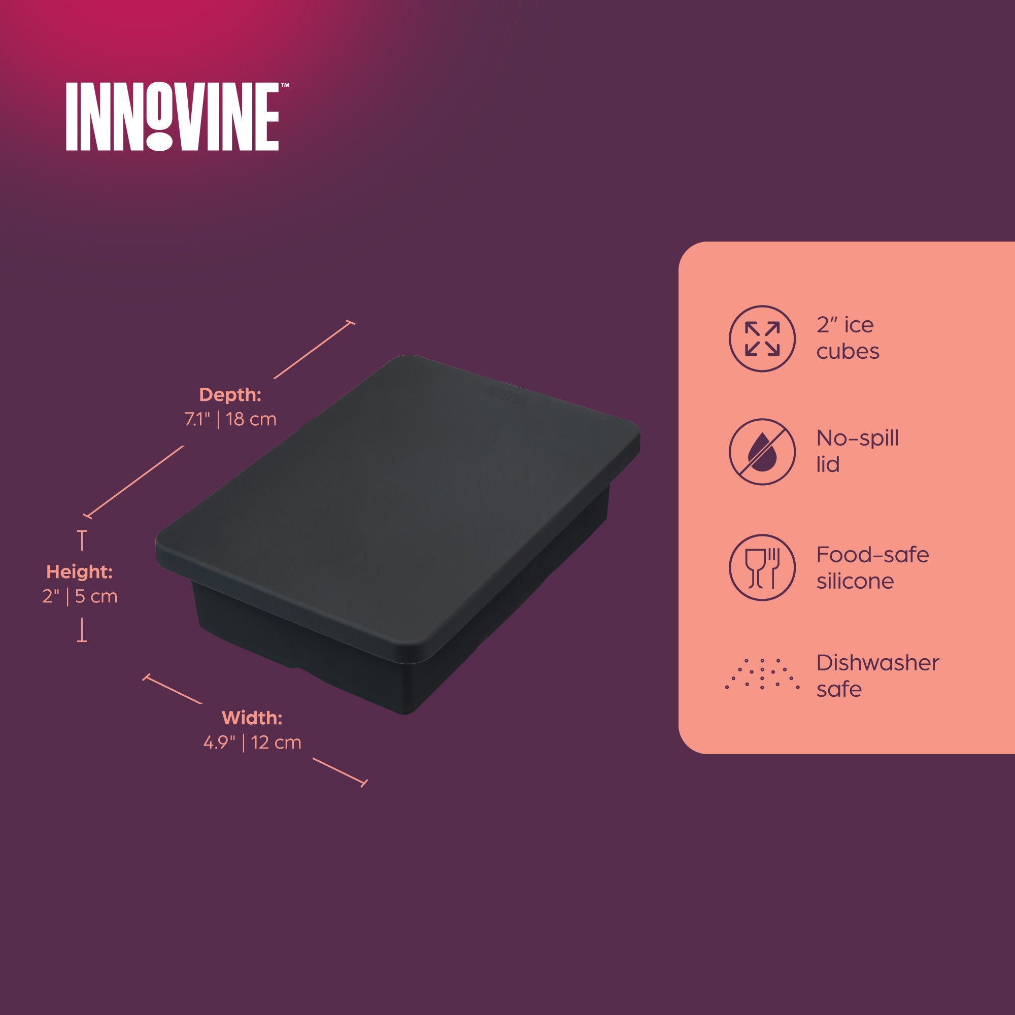 Ice Cube Tray with Lid