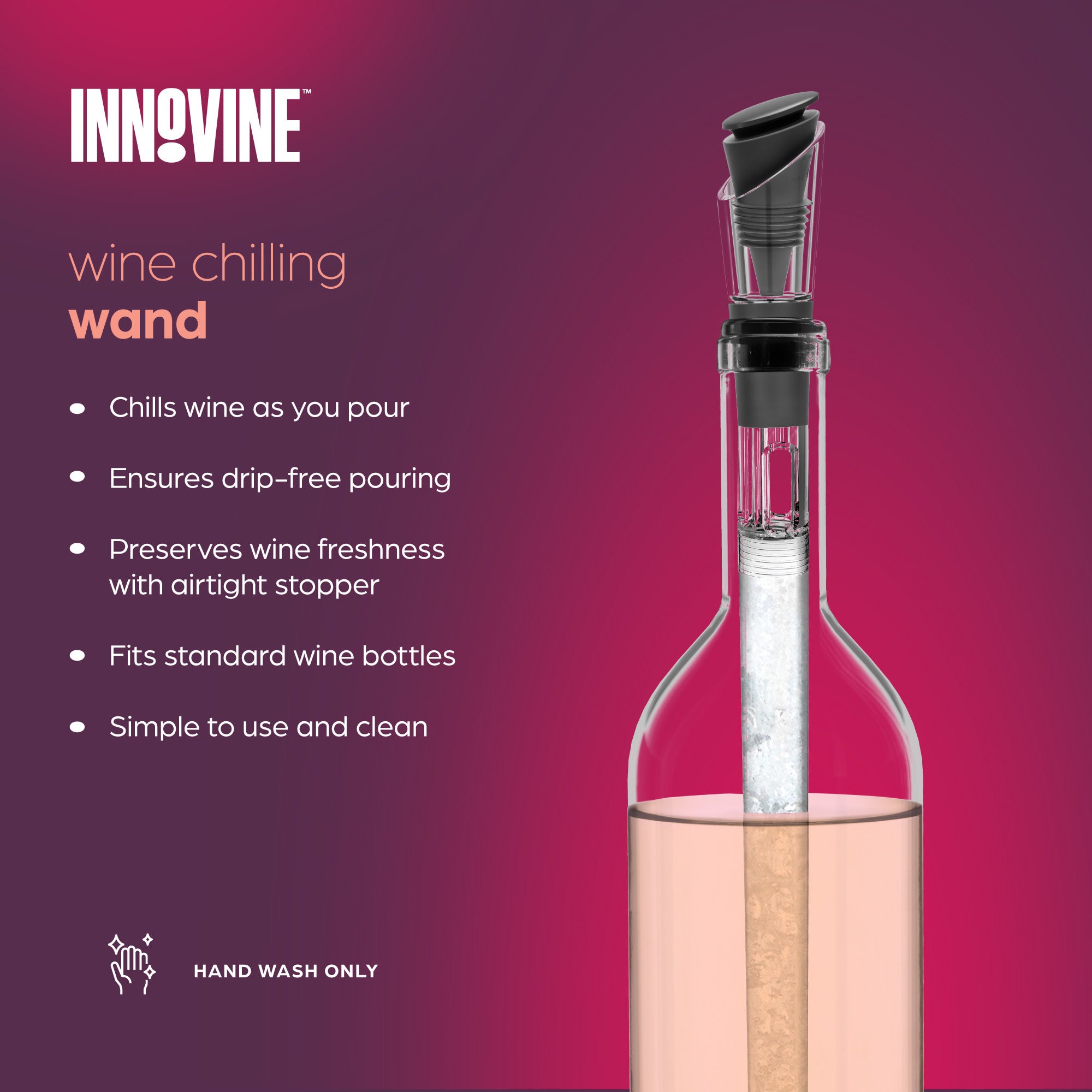 Wine Cooling Wand in Graphite