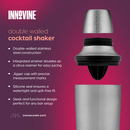 Double Walled Cocktail Shaker